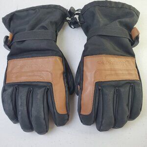 Carhartt Cold Snap Insulated Waterproof Gloves Leather Men’s Size L Black Barley